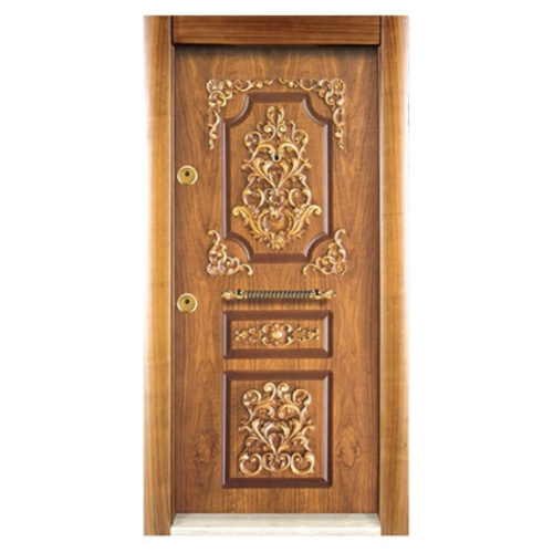 Lüks Kasa Kaplama Doğal Ahşap Kabartma Serisi S103 - Eymenta Çelik Kapı