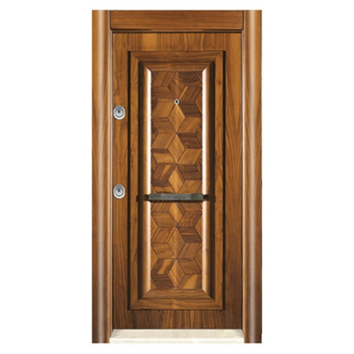 Lüks Kasa Kaplama Doğal Ahşap Kabartma Serisi S104 - Eymenta Çelik Kapı