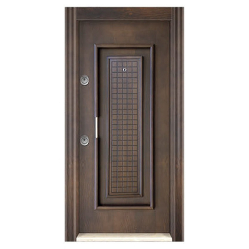 Lüks Kasa Kaplama Doğal Ahşap Kabartma Serisi S106 - Eymenta Çelik Kapı