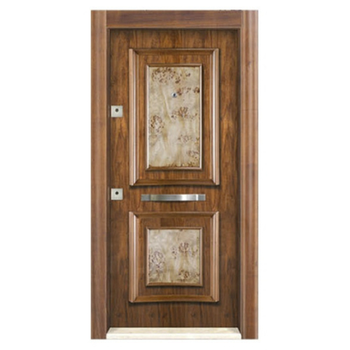 Lüks Kasa Kaplama Doğal Ahşap Kabartma Serisi S110 - Eymenta Çelik Kapı