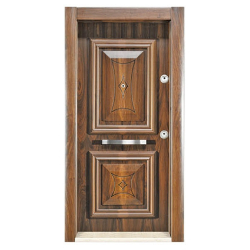 Lüks Kasa Kaplama Doğal Ahşap Kabartma Serisi S112 - Eymenta Çelik Kapı