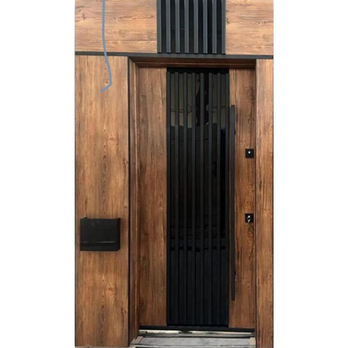 Lüks Kasa Kaplama Doğal Ahşap Kabartma Serisi S119 - Eymenta Çelik Kapı