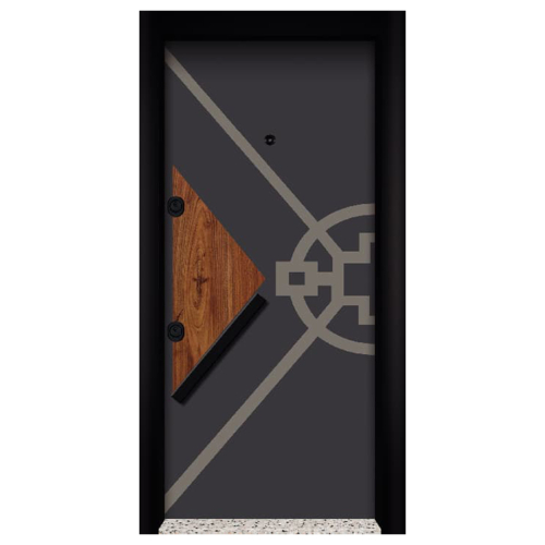 Antrasit Çelik Kapı MRT 504 - Eymenta Çelik Kapı