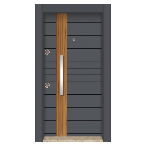 Antrasit Çelik Kapı BRG 602 - Eymenta Çelik Kapı