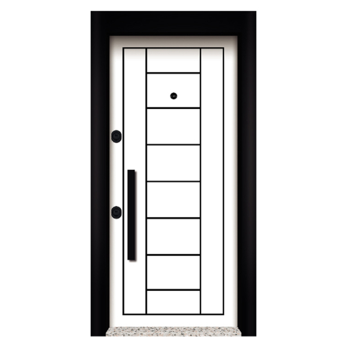 Beyaz Çelik Kapı Beyaz - Eymenta Çelik KAPI