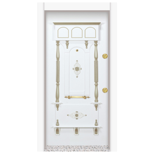 Beyaz Çelik Kapı Beyaz Renkli - Eymenta Çelik KAPI