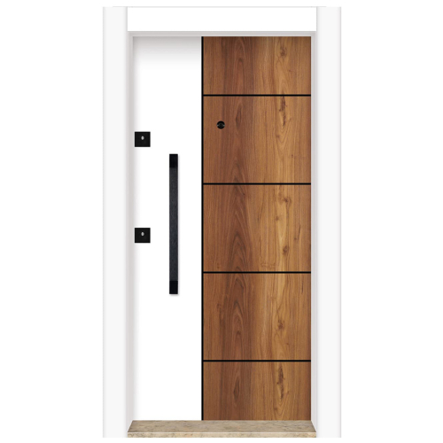 Beyaz Çelik Kapı Beyaz Model - Eymenta Çelik Kapı