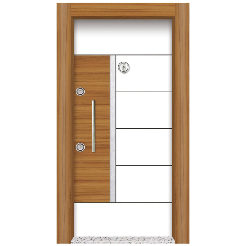 Beyaz Çelik Kapı Parlak Beyaz - Eymenta Çelik Kapı